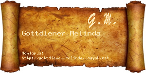Gottdiener Melinda névjegykártya