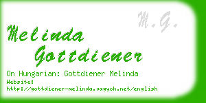 melinda gottdiener business card